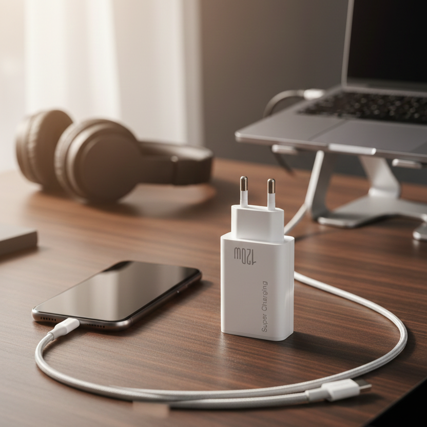 120W Super Fast Charger Adapter | High-Speed Power Delivery Fast Charging Adapter