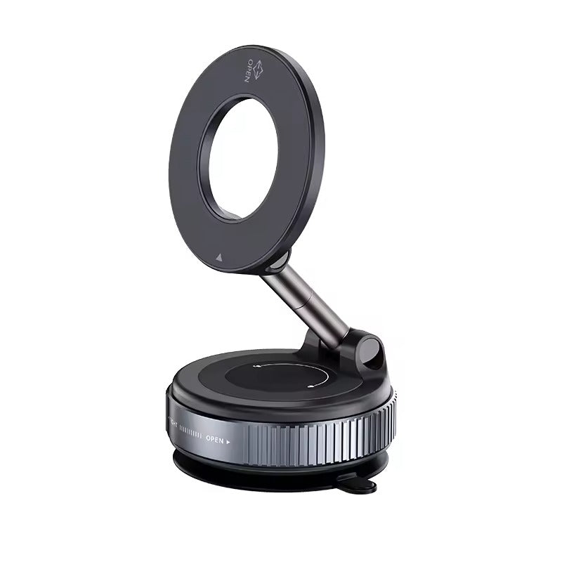 K007 Magnetic Car Phone Holder | 360° Rotating Mount | Strong Magnetic Grip | Reinforced Suction Base