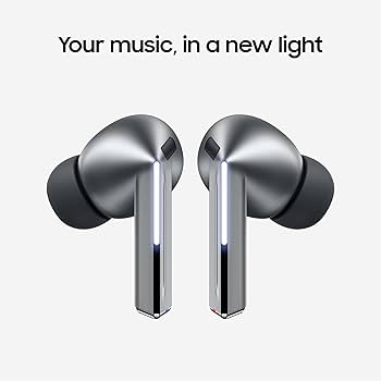 Samsung Galaxy Buds 3 Pro AI Wireless Earbuds | ANC Noise Cancelling | Bluetooth 5.4 | Hi-Fi Audio | Silver