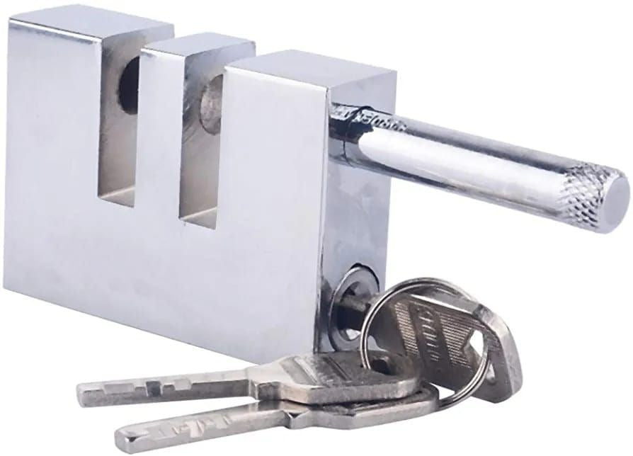 Universal Car Pedal Lock | Anti-Theft Brake & Clutch Security Lock | 8-Hole Adjustable Design | Heavy-Duty