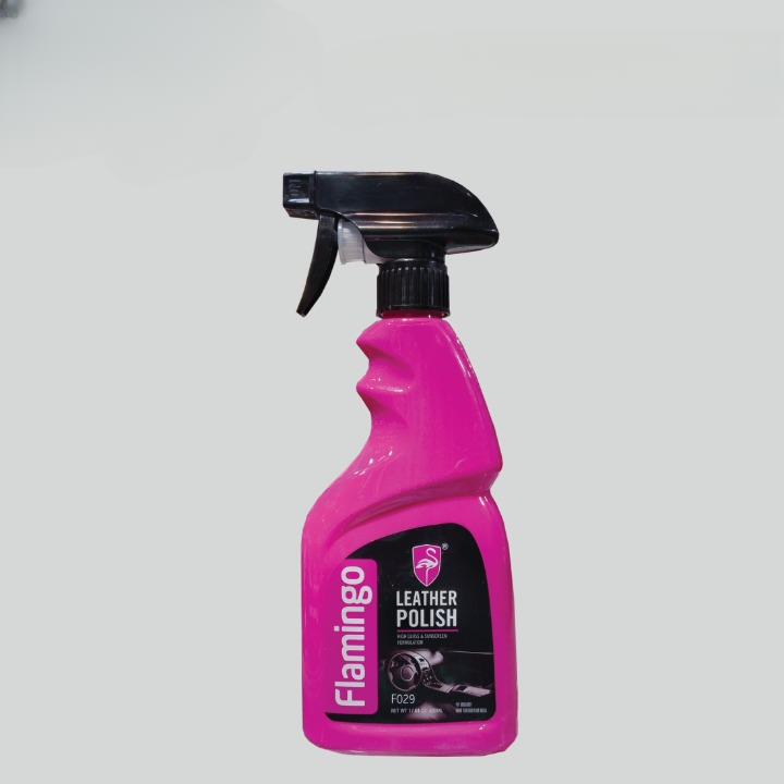 Flamingo Leather Polish 500ML | Leather Cleaner & Conditioner | Car Seat, Shoes, Bags & Furniture Care