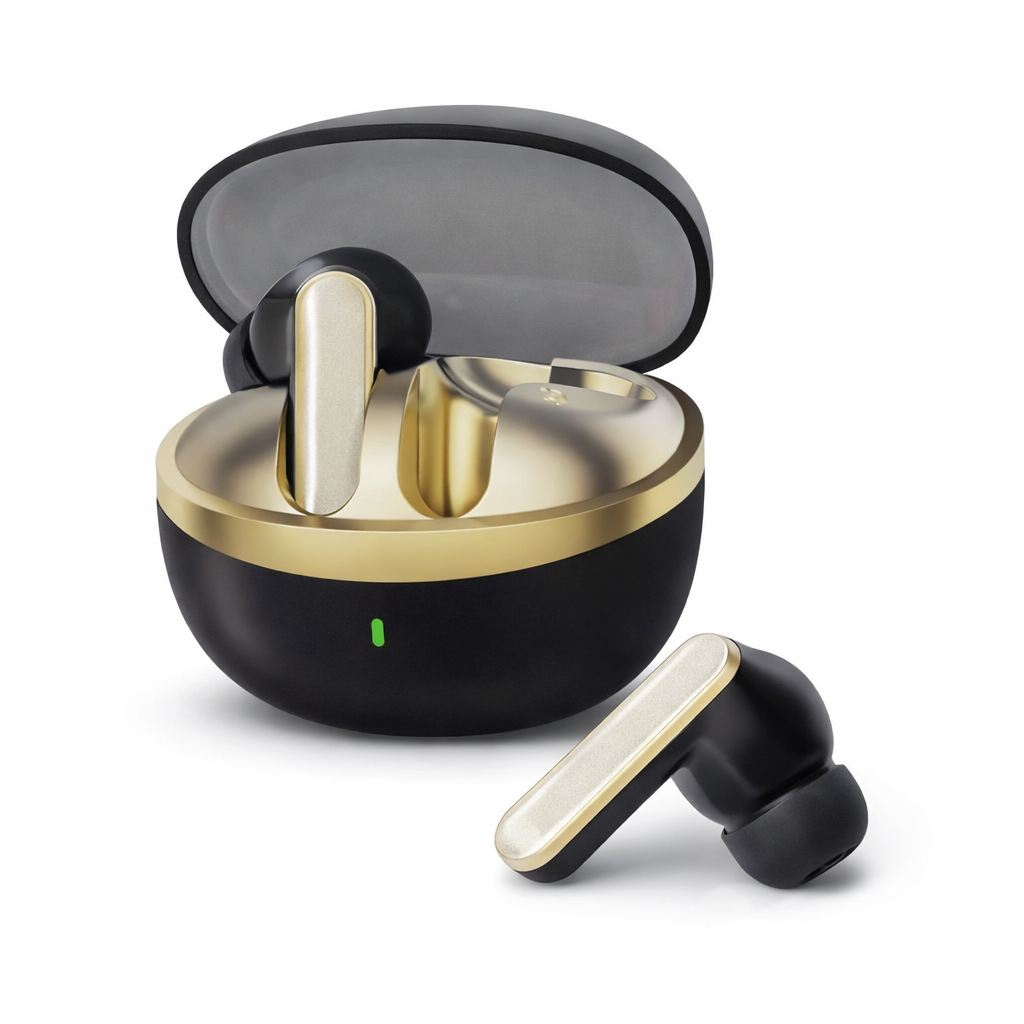 Powerlink Sonic TWS Wireless Earbuds | ANC + ENC | Deep Bass Stereo Sound | Gaming Mode | Touch Control