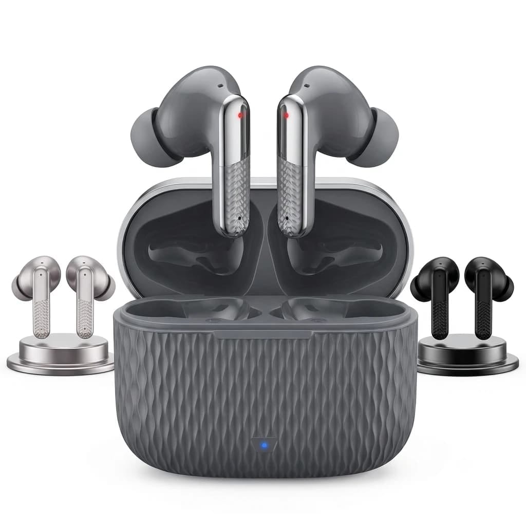 Buds Pro 5 Wireless Bluetooth Earbuds | HD Sound | Touch Control | Noise Reduction TWS Earbuds