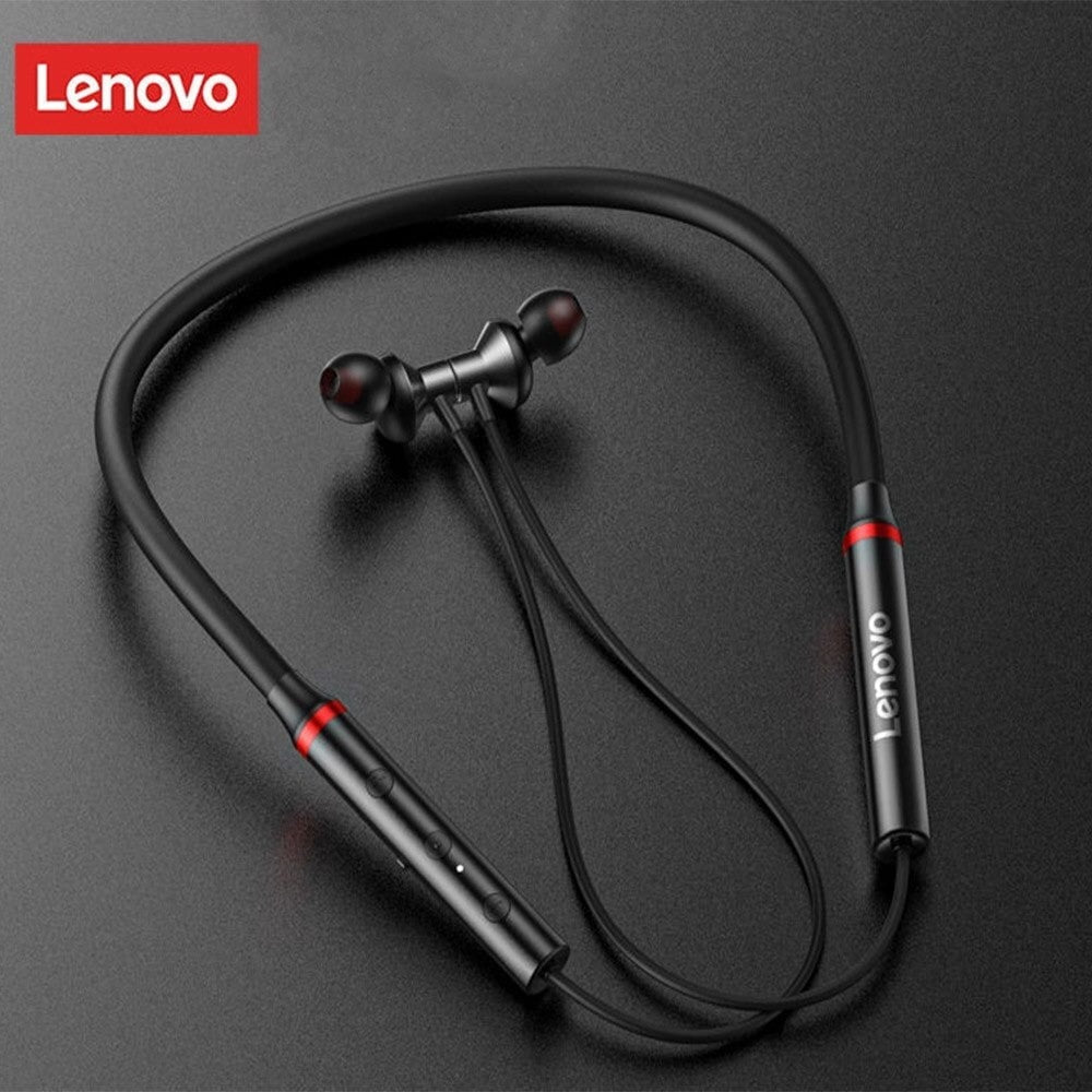 Lenovo HE05X Neckband Wireless Earphones | Bluetooth 5.0 | CVC Noise Reduction | IPX5 Sports Headset
