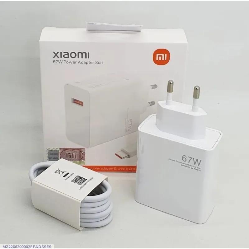 Xiaomi 67W Mini Fast Charger with Cable | Compact Super Fast Charging Adapter