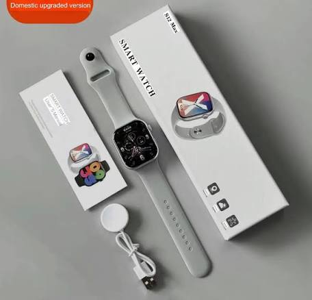 S12 Max Smart Watch – 1.85" Full Touch HD Display with Bluetooth Calling