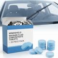 Car Windshield Washer Fluid Tablets 20PCS | Concentrated Wiper Cleaning Tablets | Quick Dissolve Glass Cleaner