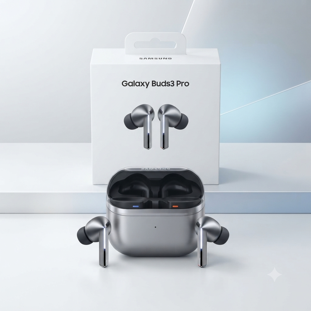 Samsung Galaxy Buds 3 Pro AI Wireless Earbuds | ANC Noise Cancelling | Bluetooth 5.4 | Hi-Fi Audio | Silver