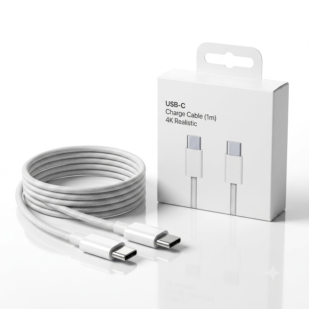 USB Type-C to Type-C Fast Charging Cable 1M | High-Speed Data Sync Cable