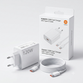 Xiaomi 120W Fast Charger with Type-C Cable | USB-C PD & QC Quick Charging Adapter