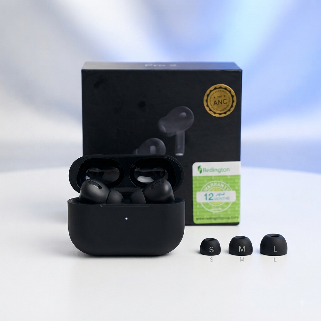 Pro 2 BT Wireless Earbuds | Bluetooth 5.4 | Wireless Charging Case | Volume Control | TWS Earphones