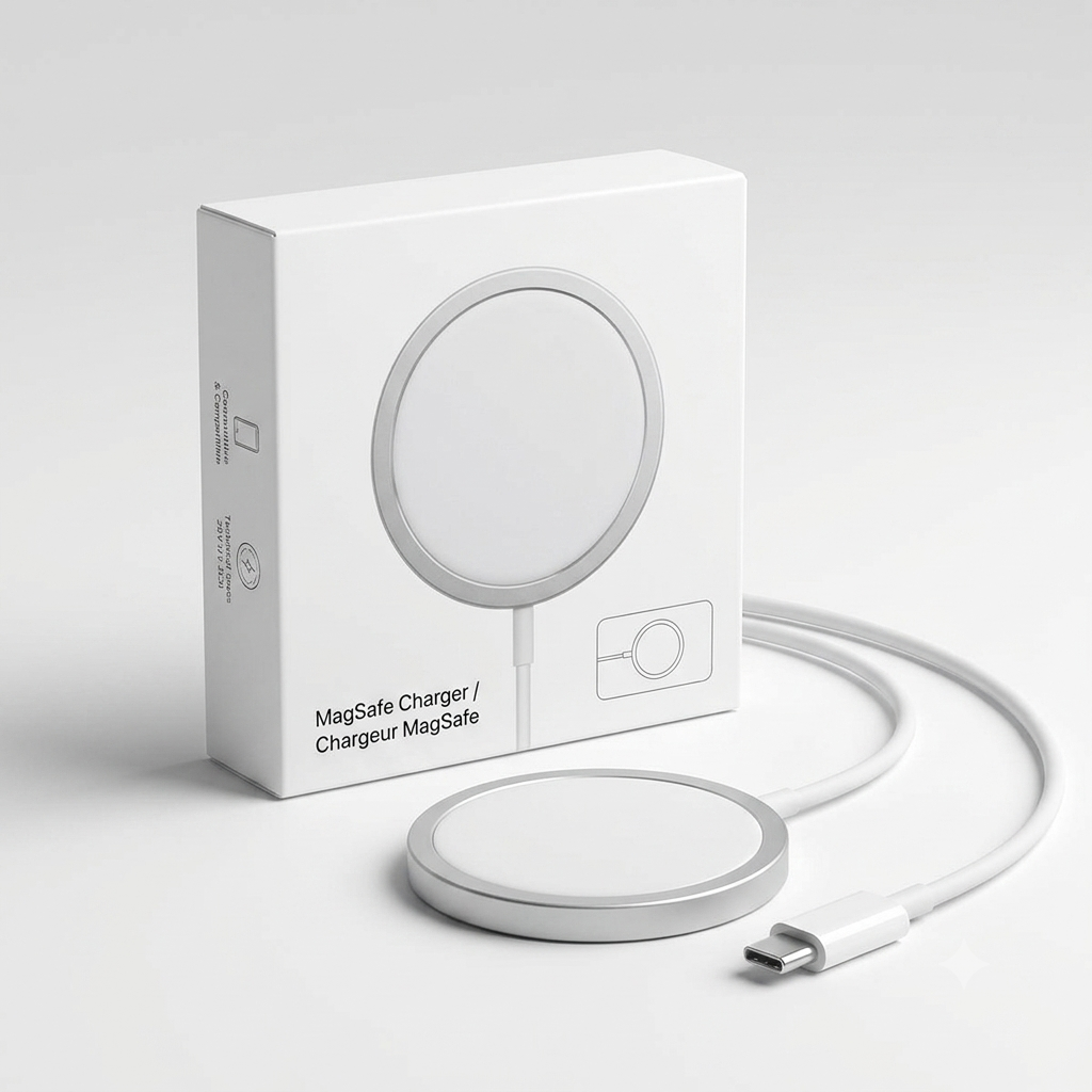 MagSafe Wireless Charger Fast Charging Pad | Magnetic Charging Adapter for iPhone & Compatible Devices