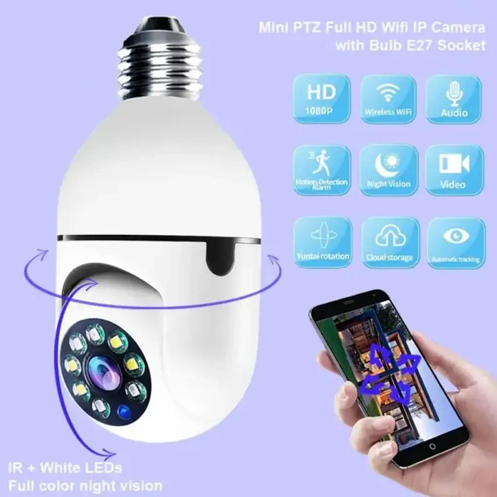 Premium HD WiFi Security Camera | Two-Way Audio | Long Range Wireless Home CCTV Camera | White