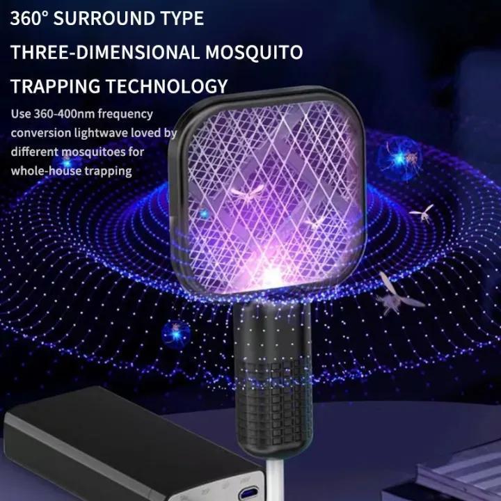 Portable Electric Mosquito Killer | USB Plug & Play Insect Killer | Indoor Mosquito Trap | White