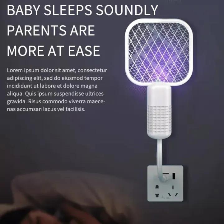 Portable Electric Mosquito Killer | USB Plug & Play Insect Killer | Indoor Mosquito Trap | White